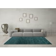 thumbnail image 3 of Ahgly Company Indoor Rectangle Abstract Light Blue Modern Area Rugs, 3' x 5', 3 of 4