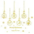 thumbnail image 1 of Binwennn Room Decorations for Girls DIY Portable Window Decal Christmas Theme Snowflake Window Sticker, 1 of 3