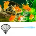 thumbnail image 2 of Removing Debris Waste Aquarium Fine Mesh Net, Fishing Net, Blue For Small Fish Fishing Tank For Shrimp Aquarium Round, 2 of 8