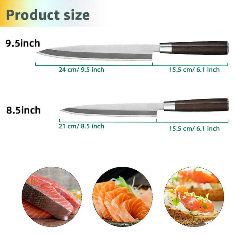Fish Fillet Boning Knife 3-in-1 Sashimi Fishing Knife Stainless