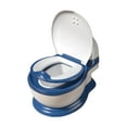 thumbnail image 2 of Orinal de entrenamiento para bebé, inodoro, antideslizante, portátil, cómodo, asiento para orinal almohadilla de PVC azul, 2 of 9