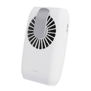 2021 NEW WT-F22 Portable Neck Fan Mini Handheld Desktop Usb Charging Hanging Waist Fan For Indoor And Outdoor white