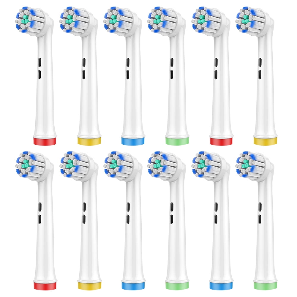 GENKENT Electric Toothbrush Replacement Heads 12 Pcs, Compatible Oral B