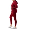thumbnail image 5 of Women's 2 Piece Tracksuit Set Warm Fleece Lined Hoodie & Jogger Sweat Set - Sweatsuit  Outfits Size S-3XL, 5 of 7