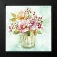thumbnail image 2 of Robinson, Carol 20x20 Black Modern Framed Museum Art Print Titled - Summer Pansy, 2 of 5