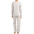 thumbnail image 2 of The Cozy Corner Women's Micro Fleece Plush Pajama Set, 2-Piece, 2 of 3