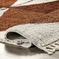 thumbnail image 4 of nuLOOM Kali Shaggy Diamond Tassel Area Rug, 6', Rust, 4 of 9