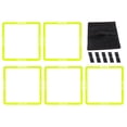 thumbnail image 1 of 5 Pcs Agility Training Rings Multifunctional Quadrilateral Physical Speed Training Rings for Basketball Football Green, 1 of 9