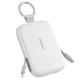 thumbnail image 1 of Cargador portátil RORRY CharmGo de 5000 mAh con llavero, blanco, 1 of 7