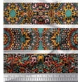 thumbnail image 1 of Soimoi Cotton Voile Fabric Stripe & Mandala Kaleidoscope Print Fabric by The Yard 42 Inch Wide, 1 of 1