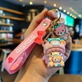 thumbnail image 1 of Sanrio-llaveros de muñeca Cinnamoroll, accesorios de llavero Kuromi, colgante de bolsa My Melody, Kawaii Pochacco, regalo para niñas, juguetes para niños, 1 of 5