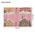 thumbnail image 4 of Yayeee Bath Rug for Bathroom Floor Non Slip Contour Fluffy Soft Absorbent Mat, 20"x24", Pink Christmas House, 4 of 7
