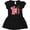 AB-Black, variant on Inktastic Pink Sloth 1st Birthday Girls Baby Dress