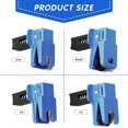 thumbnail image 2 of 4 PCS Car Fluid Line Stoppers, Vertical Oil Pipe Clamp Banjo Stopper Compatible with Multiple Sizes, Set for Fuel Rail Hose A/C Brake (Blue) -, 2 of 6