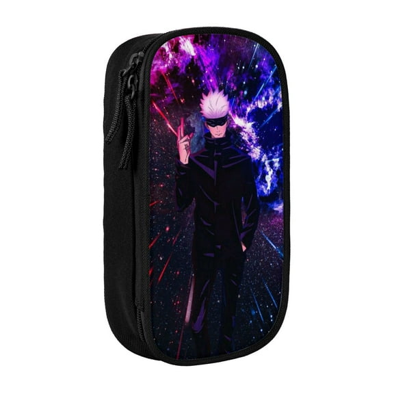 Jujutsu Kaisen Satoru Gojo Pencil Case, Multipurpose Pencase ,Large Capacity Durable Pencil Pouch Storage Pen Bag Organizer Stationery