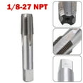thumbnail image 1 of Chendee 1/8- 27 Npt Hss Taper Pipe Tap Standard High Speed Steel Thread Tap Repair Tool, 1 of 8