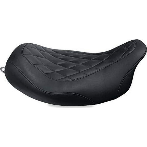 Mustang 76694 Wide Tripper Solo Motorcycle Seat with Diamond Stitching for