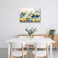 thumbnail image 3 of Yellow Lemon Wall Art for Kitchen, Vintage Citrus Fruit Canvas Print, Blue Pottery on Table Painting, Rustic Farmhouse Decor Framed Artwork, 3 of 6