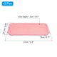 thumbnail image 2 of Bandeja de comida rápida Uxcell 12x9", 2 paquetes de bandejas de plástico reutilizables de forma rectangular de color rosa, 2 of 5