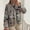Multicolor, variant on Aloohaidyvio Women's Cropped Floral Quilted Jacket Cardigan Printed Lightweight Open Front Padded Puffer Coat