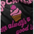 thumbnail image 4 of Cupcakes Good Idea Food Sweet Dessert Youth T Shirt Tee Girls Infant Toddler Brisco Brands 12M, 4 of 5
