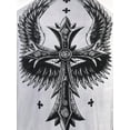 thumbnail image 4 of Xtreme Couture By Affliction Unisex Oversized Boxy Pullover Hoodie Uprising, 4 of 14