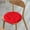 Red, variant on Specollect Clearance 1 Packs Thicked Furry Short Hair Velvet Round Chair Cushion, Dual-Layer Memory Foam Seat Pad, Soft Lumbar Support Pillow for Chairs