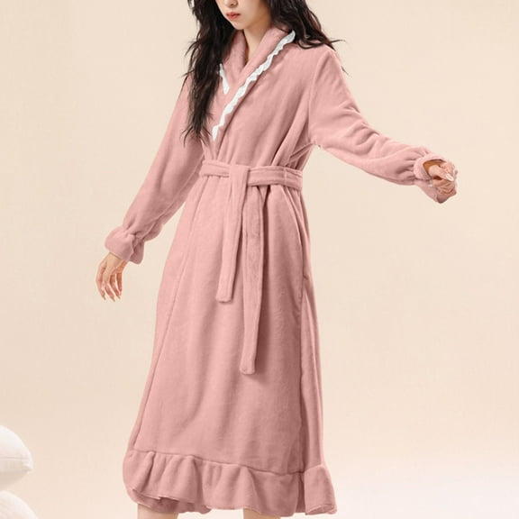 Vetsdori Soft Pajamas Sets for Women Pockets 2 Pieces Nightwear Flannel Long Sleeve,Homewear PJS Womens Pajamas Holiday