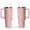 Pink-85, variant on 40oz Cute Red Strawberry Stainless Steel Flip Straw Tumbler Spill Proof Travel Cup Double Wall Vacuum Insulated Coffee Mug with Top Handle