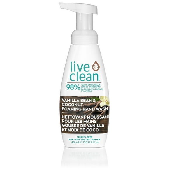Live Clean Vanilla Bean & Coconut Foaming Hand Wash