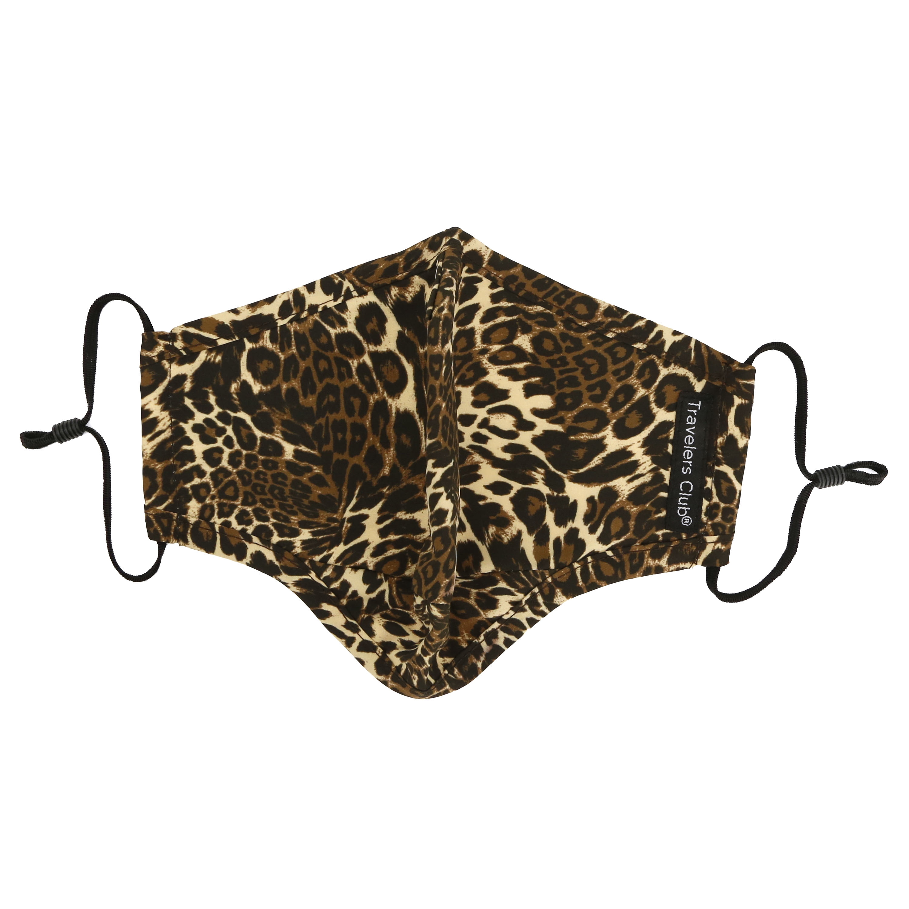 Travelers Club 2 6" Re-Usable 6-inch Fashion Masks with 4 Replacement Filters for Ages 8 to 80