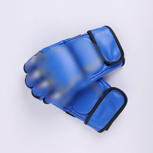 Guantes de boxeo de medio dedo para adultos y niños, guantes de boxeo para Sanda, UFC, entrenamiento de lucha Muay Thai, guantes de boxeo MMA