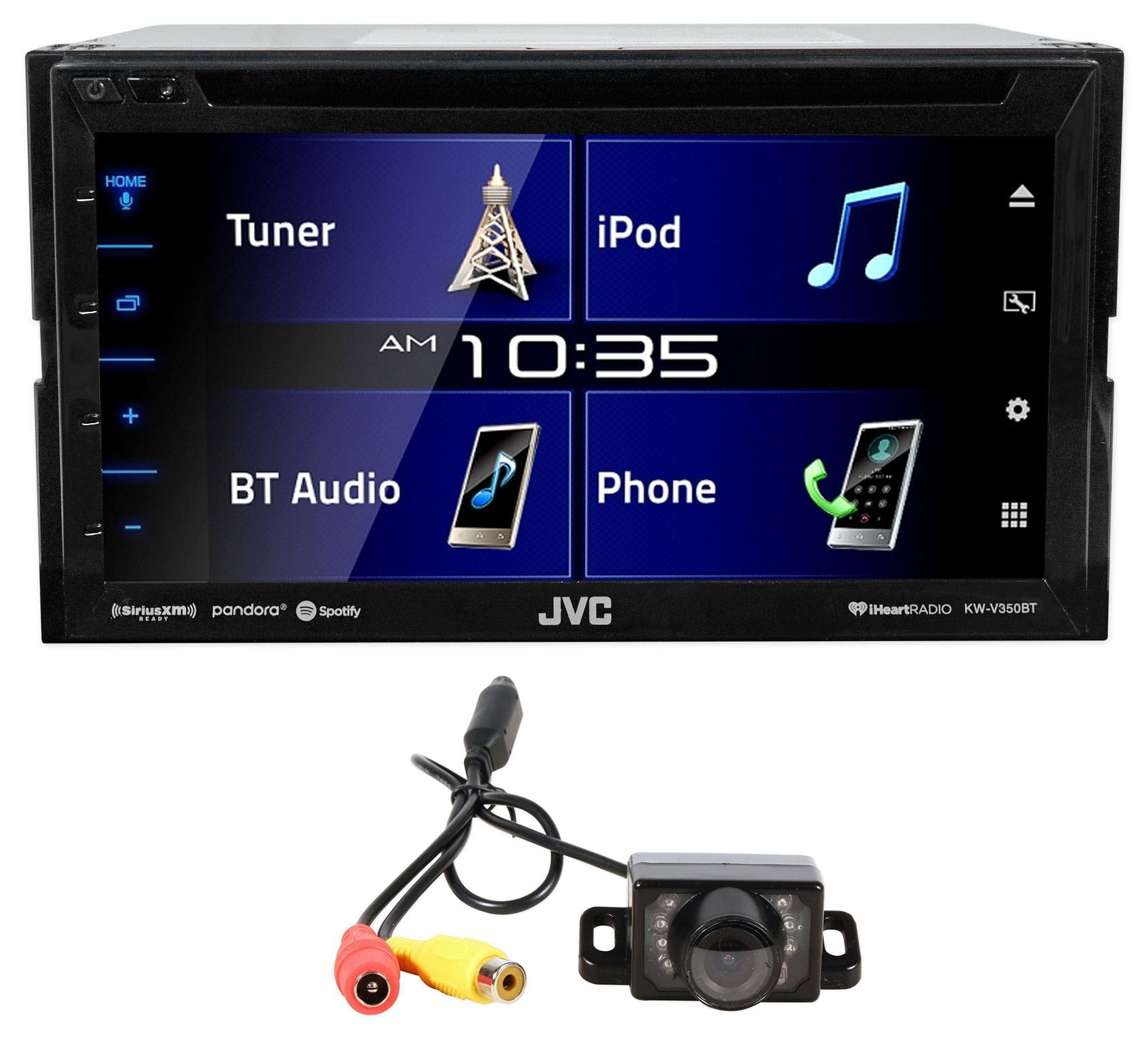 JVC KWV350BT 6.2" Car DVD/Bluetooth Receiver Monitor w/iDatalink Ready
