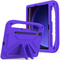 Allytech Kids ase for Samsung Galaxy S9/S8/S7/S9 FE 11 Inch Tablet SM-X710 X700 X706 X870, Kids Friendly EVA Handle Stand Shockproof Protective Case for Galaxy Tab S9 FE - Purple