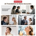 thumbnail image 4 of Auriculares Traductores ERAZERL XP18 Bluetooth 6.0 134 Idiomas, 4 of 9