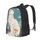 thumbnail image 1 of Balery Celestial Cat And Flowers Mochila para hombre y mujer - Tela Oxford 600D resistente - Gran capacidad, resistente al agua, ideal para la escuela, viajes y senderismo, 1 of 6