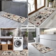 thumbnail image 2 of Paw Prints and Bones Kitchen Rug Mat,Kitchen Runner Rugs Non Skid Washable,Decorative Kitchen Floor Mats for Kitchen,Sink,Laundry,17"X47", 2 of 5