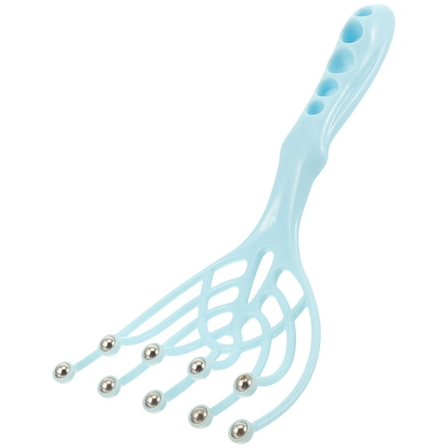 Masajeador de cabeza y cuero cabelludo con garras, bola de acero para el hogar, masajeador de cabello y cuero cabelludo.