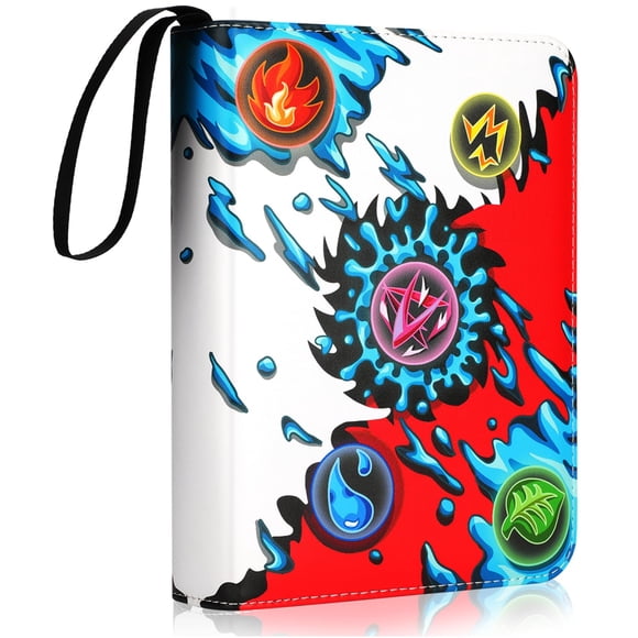 Carpeta para cartas Tyyfnn de 9 bolsillos, capacidad para 900 cartas, impermeable