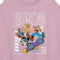 thumbnail image 3 of Disney - Standard Sports - SK8 Crew - Women's Racerback Tank Top, 3 of 5