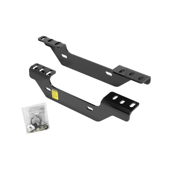 Reese Fifth Wheel Trailer Hitch Mount Kit 50066 Custom Quick; 2 Brackets; Bolt-On; No Drill; Includes Hardware/Without Rails