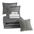 thumbnail image 4 of Mainstays 10 Piece Light Grey Bed in a Bag Comforter Set with Sheets, Queen, 4 of 9