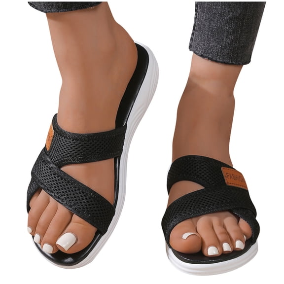 Women’s Soft Curly Full Slippers Fashion Women Casual Round Head Slippers Comfy Beach Casual Shoes