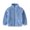 Blue, variant on Ruyang Fleece Jacket for Kids Boys Girls Sherpa Fuzzy Coat Pockets Fall Winter Warm Plain Mock Neck Zip Up Furry Outwear