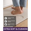 thumbnail image 3 of Juego de alfombras Kitchen Mats DEXI, acolchadas, antifatiga, 2 unidades, color beige, 3 of 9