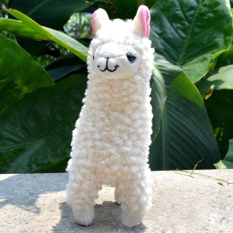 64C9 Cute Alpaca Plush Toy 9.06" Camel Cream Llama Stuffed Animal Kids Doll Gift 