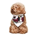 thumbnail image 4 of Naloa Vintage Buffalo Plaid Christmas Camper Dog Bandanas 1PC Washable Triangle Dog Scarfs Premium Durable Fabric, for Small Medium Large Dogs and Cats, 4 of 6