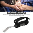 thumbnail image 4 of Handicapped Holder Fork, Stable Stainless Steel Shake Resistance Comfortable Easy Clean Handicapped Hand Cuff Fork Adjustable  for Limited Mobility, 4 of 8