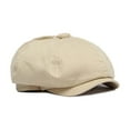 thumbnail image 5 of Audhol Hats for Women Beret Caps Newsboy Cap Tongue Cap Men's and Women's Models Adjustable Cap British Retro Newsboy Cap Hat Beige One Size, 5 of 8
