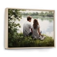 thumbnail image 2 of Designart "Romantic Landscape Tranquil Charm II" Romantic Landscape Floater Framed Wall Art Print, 2 of 7